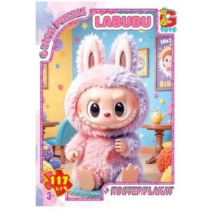 Пазли ТМ "G-Toys" із серії "Сердиті Лабубу", 117 ел