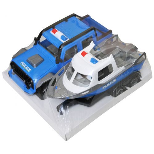 Джип "Титан" з катером поліцейський