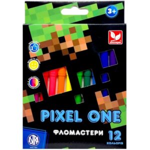 Фломастери "Pixel One", 12 кольорів