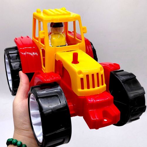 Трактор пластиковий BAMS 007/6 (ЖОВТИЙ/ЧЕРВОНИЙ)