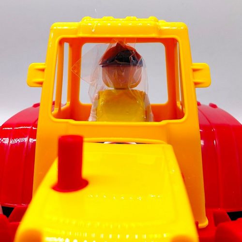 Трактор пластиковий BAMS 007/6 (ЖОВТИЙ/ЧЕРВОНИЙ)