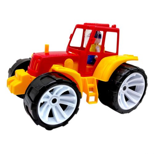 Трактор пластиковий BAMS 007/6 (ЖОВТИЙ/ЧЕРВОНИЙ)