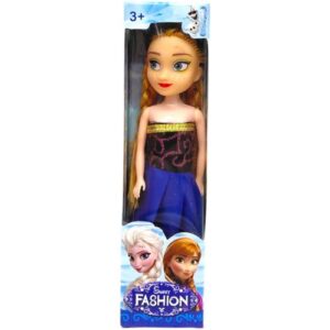 Лялька в стилі казкової принцеси "FROZEN" (СИНІЙ)