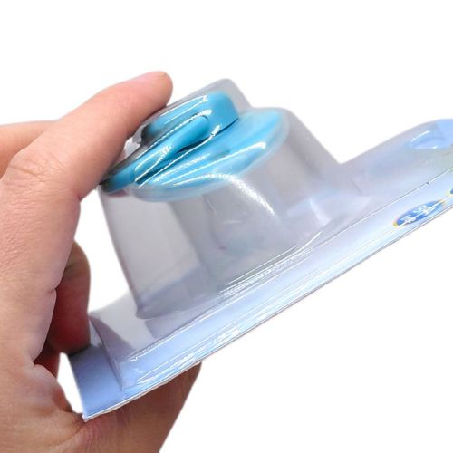 Пустушка силіконова кругла (від 6 до 12 міс) (БІРЮЗОВА)