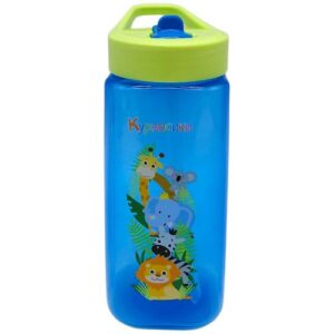 Поїлка зі складним носиком та силіконовою соломкою 420 мл (СИНЯ)