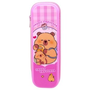 Пенал з утримувачем Капібара уп.PVC (РОЖЕВИЙ)