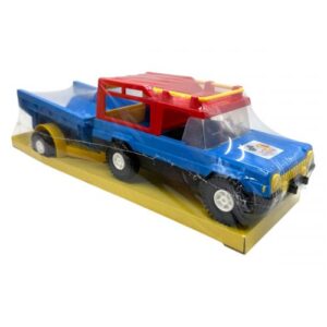 Машина "Мерс з коневози" (синій + синій причеп)