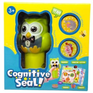 Набір печаток "СОВА" в коробці  (ЗЕЛЕНИЙ)