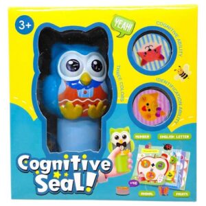 Набір печаток "СОВА" в коробці  (БЛАКИТНИЙ)