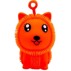 Сяючий силіконовий їжачок "Вушка" 10,5 см (ПОМАРАНЧЕВИЙ)