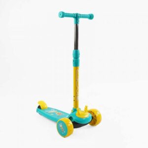 Самокат триколісний Skyper колеса PU 108х41мм зі світлом, кермо знімне