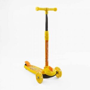 Самокат триколісний Skyper колеса PVC зі світлом, кермо з`ємне