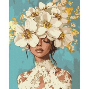 Картина по номерах з фарбами металік "Квітучі мрії" 40х50 см