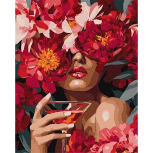 Картина по номерах "Квіткова Спокуса" 40х50 см