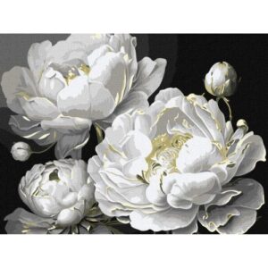 Картина по номерах з фарбами металік "Бездоганна краса" 30х40 см