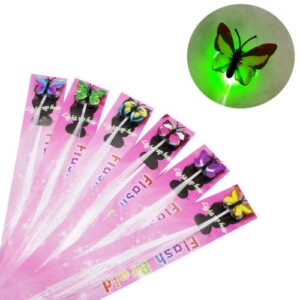 Набір прикрас "Метелики", пасмо, підсвічування, ефект перливання (мікс видів)