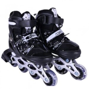 Роликові ковзани розмір M (34-37) колеса PVC (ЧОРНІ)