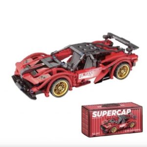 Конструктор "Суперкар" ЧЕРВОНИЙ (488 ДЕТАЛЕЙ)