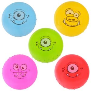 Мʼяч гумовий з шипами, 9" 60 грамм (мікс кольорів)