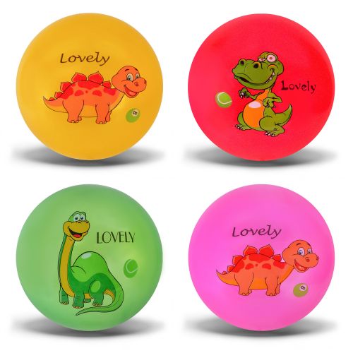 Мʼяч гумовий 9", 60 грам (мікс кольорів)