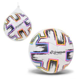 Мʼяч футбольний №5, PVC 340 ГРАМIВ , різнобарвний