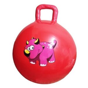 Мяч для фітнесу "Динозавр" 45см, 380 грам (червоний)