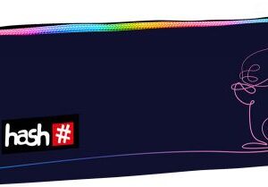Пенал Hash Rainbow bunny (8 x 22 x 8 см)
