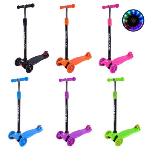 Самокат дитячий 4-х колісний САЛАТОВИЙ