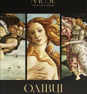 Олівці кольорові тригранні MUSE 36 кольорів + чинка