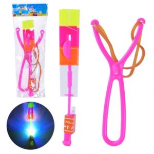 Запускалка рогатка зі світлом,РОЖЕВА