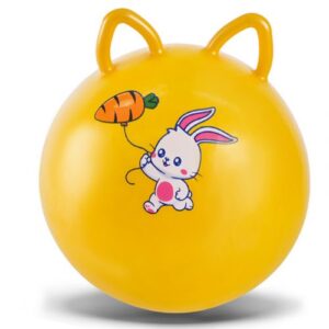 М'яч для фітнесу 45 см 380 грам ЖОВТИЙ