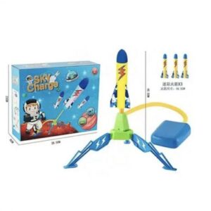 Запускач - установка, 3 мʼякі ракети, трубка, в коробці