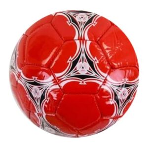 Мʼяч футбольний, №2, 100 грам, матеріал PVC, ЧЕРВОНИЙ