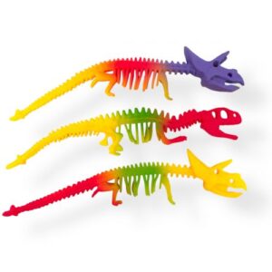 Гумовий браслет тягнучка динозавр цвітний