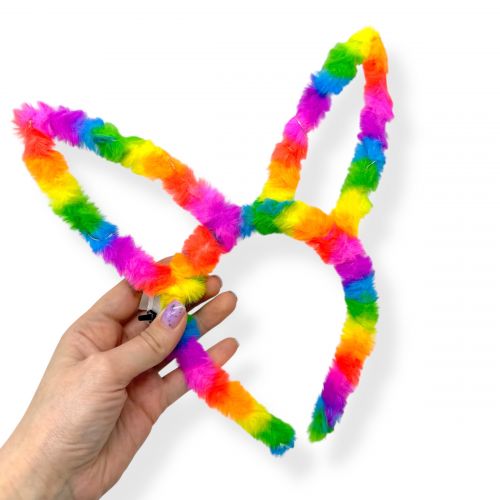 Обручі хутряні (різнобарвні), що світяться