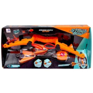 Лук зі стрілою на присосці, стріла свиститься (ПОМАРАНЧЕВИЙ)