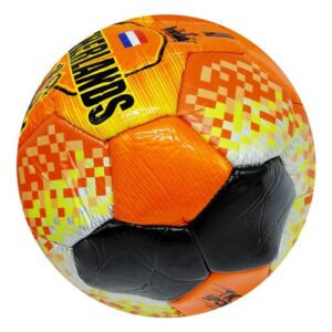 МʼЯЧ ФУТБОЛЬНИЙ №5, PVC, ВАГА 330-350 ГРАМІВ, ПОМАРАНЧЕВИЙ