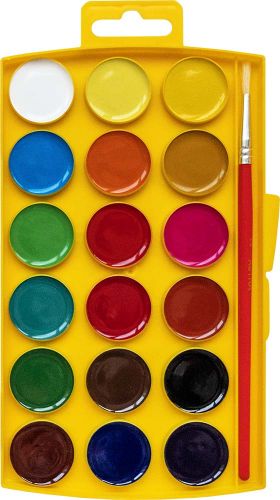 Фарби акварельні медові 18 кольорів
