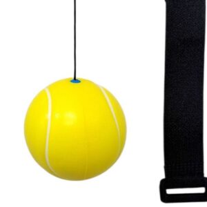 М'ячик-пострибунчик на резинці "Спортсмен" ВОЛЕЙБОЛ ЖОВТИЙ