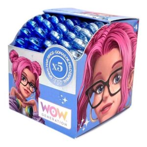 Резинка пружинка для волосся "Градієнт" (5 штук в наборі) БЛАКИТНІ