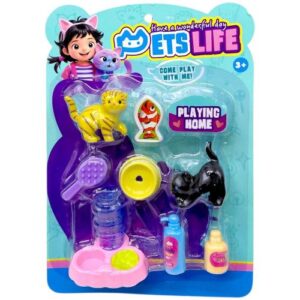 Набір для гри "Зоомагазин" РОЖЕВА ТАРІЛКА