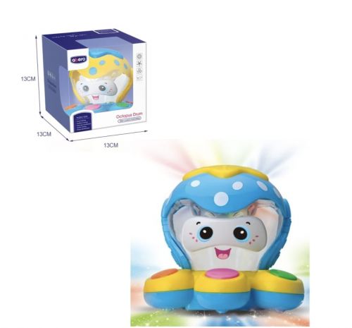 Іграшка Музичний восьминіг СИНЬО-ЖОВТИЙ