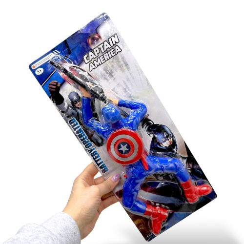 Герої "MARVEL" музичні повзаючі (КАПІТАН АМЕРИКА)