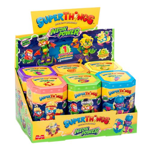 Ігровий набір "SUPERTHINGS серії Neon Power – КАЗУМ-КІД" (РОЖЕВИЙ)