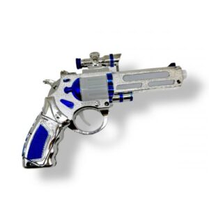 Светящийся револьвер-бластер (СИНИЙ)