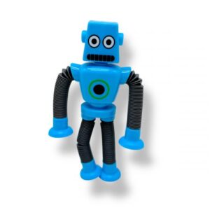 Робот з трубами-тягнучками на присосках (БЛАКИТНИЙ)