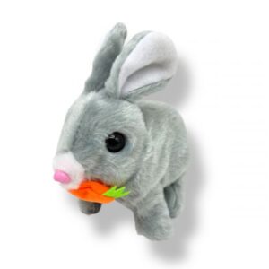 Заєць ходок з морквиною (СІРИЙ)