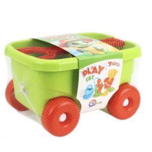 Іграшка "Набір для гри з піском та водою у візку ТехноК"