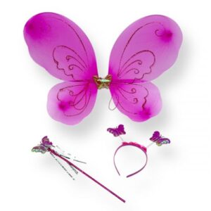Крила метелика з обручем, паличка (МАЛИНОВИЙ)