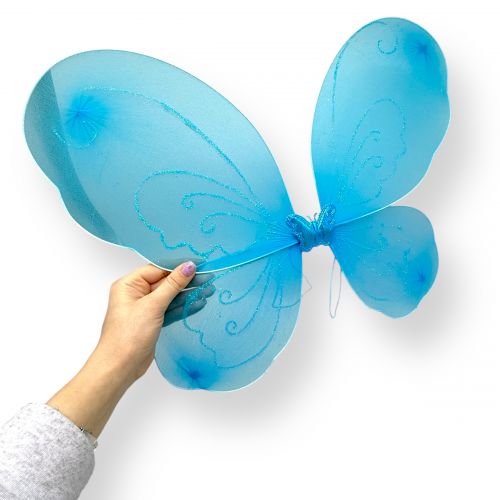 Крила метелика з обручем, паличка (БЛАКИТНИЙ)